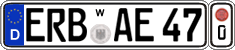 German license plate, Transferable license plates