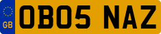 License plate of the United Kingdom, 2001 year system
