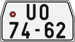 License plate of the Czech Republic, Motorcycles (1960)