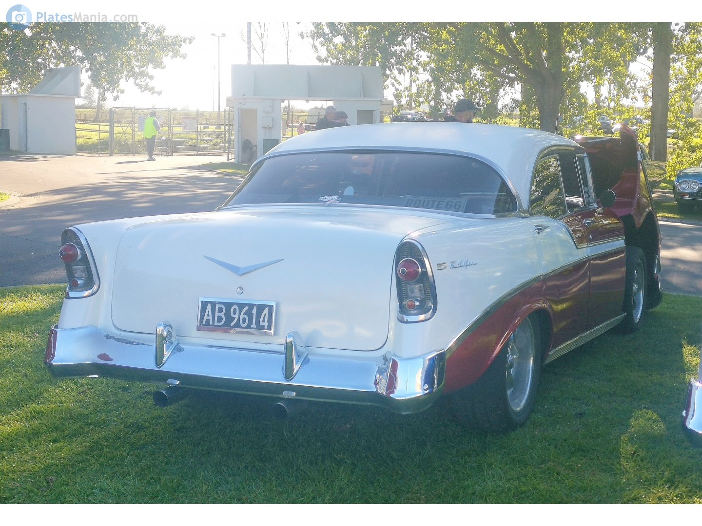AB9614, Chevrolet Bel Air 2nd gen 1956 4-door Hardtop (2413; A-body), 1st facelift, 1955–1956