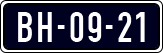 License plate of the Netherlands, Imported oldtimers (commercial vehicles)