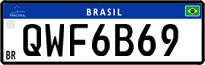 License plate of Brazil, Private owners (Mercosul)