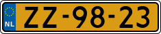 License plate of the Netherlands, Except vehicles / Oldtimers