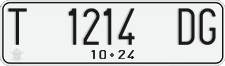 License plate of Indonesia, Regular plates