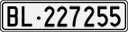 License plate of Switzerland, Cars