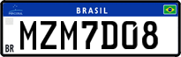License plate of Brazil, Private owners (Mercosul)