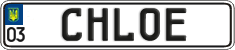 License plate Ukraine, Vanity Plates