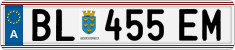 License plate of Austria, Regular plates