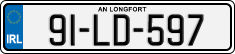 License plate of Ireland, Regular plates