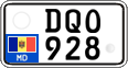 License plate of Moldova, Cars (2015)