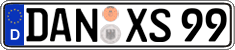 German license plate, Regular plates