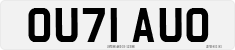 License plate of the United Kingdom, 2001 year system