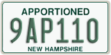 New Hampshire, Apportioned (XXXXXX)
