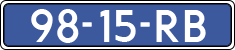License plate of the Netherlands, Commercial Vehicles (1951-1994 system)