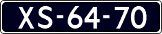 License plate of the Netherlands, Commercial Vehicles (1951-1994 system)