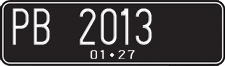 License plate of Indonesia, Regular plates