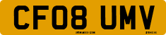 License plate of the United Kingdom, 2001 year system