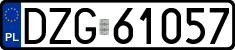 License plates of Poland, Regular car plates