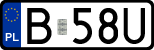 License plates of Poland, Regular car plates