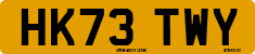 License plate of the United Kingdom, 2001 year system
