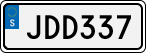 License plate of Sweden, Regular plates