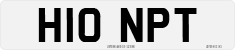 License plate of the United Kingdom, 1983 year system