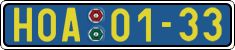 License plate of the Czech Republic, Foreign citizens and enterprises (1960)