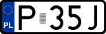 License plates of Poland, Regular car plates