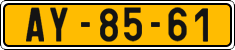 License plate of the Czech Republic, Commercial vehicles (1960)