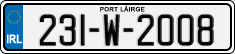 License plate of Ireland, Regular plates