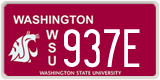 Washington, Specialty plates (X12X)