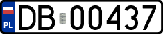 License plates of Poland, Regular car plates