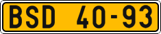 License plate of the Czech Republic, Commercial vehicles (1960)