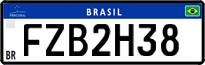 License plate of Brazil, Private owners (Mercosul)