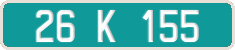 French license plate, Diplomatic