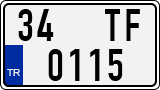License plate of Turkey, Regular plates