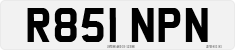 License plate of the United Kingdom, 1983 year system