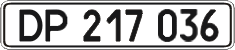 License plate Ukraine, Diplomatic