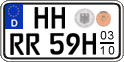 German license plate, Seasonal plates (Oldtimers)