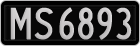 License plate of New Zealand, AB1(234)