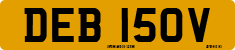 License plate of the United Kingdom, 1963 year system