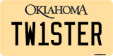Oklahoma, Vanity Plates