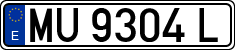 License plates of Spain, 1971 year series