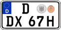 German license plate, Plates for oldtimers (type 