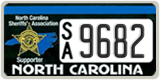 North Carolina, Specialty plates (A/B XXXX)