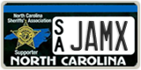 North Carolina, Specialty plates (A/B XXXX)
