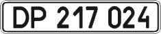 License plate Ukraine, Diplomatic