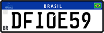 License plate of Brazil, Private owners (Mercosul)