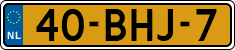 License plate of the Netherlands, Heavy Commercial Vehicles (1994 system)