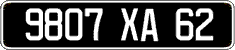 French license plate, FNI